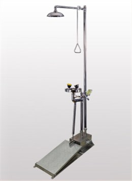 防凍大踏板復合式淋浴洗眼器BH30-5012